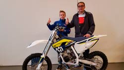 Wesley met Andre Gebben bijhoofdsponsor Gebben Racing